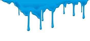 Thick blue dripping paint stock photo. Image of blob - 25186482