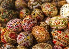 Painted Easter eggs Stock Image Painted Easter eggs Stock Image