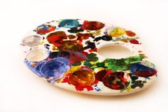 Painter S Pallette (creative) Stock Photography Painter S Pallette (creative) Stock Photography