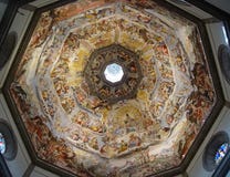 Painting Inside The Duomo. Florence, Italy. Stock Image Painting Inside The Duomo. Florence, Italy. Stock Image