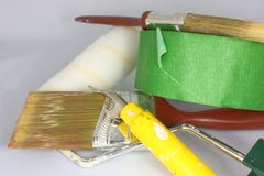 Painting Tools Royalty Free Stock Photo Painting Tools Royalty Free Stock Photo