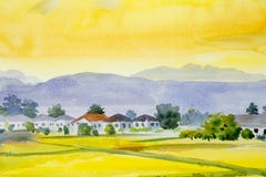 Featured image of post Easy Watercolor Painting Village Scenery : Watercolor artwork looks very simple and easy but still, it requires the right skills which transform a simple paper into a masterpiece.