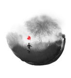 Paintography, photograph combined with drawing stock illustration Paintography, photograph combined with drawing stock illustration