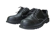 Pair Of Safety Shoes Royalty Free Stock Images