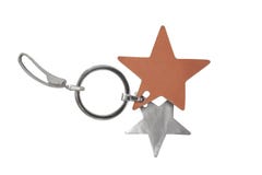Pair Of Stars Key Holder Isolated Royalty Free Stock Photography