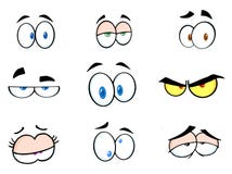 Cartoon Eyes 2. Collection Set Stock Illustration - Illustration of ...