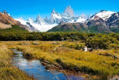 Paisagem bonita da natureza no Patagonia, Argentina fotos de stock Paisagem bonita da natureza no Patagonia, Argentina fotos de stock