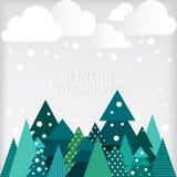 Paisagem do inverno ilustração royalty free Paisagem do inverno ilustração royalty free