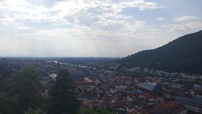 Paisagem do verde da serenidade de Alemanha Heidelberg fotografia de stock Paisagem do verde da serenidade de Alemanha Heidelberg fotografia de stock