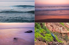 Paisagens tropicais da natureza e do oceano Fotografia de Stock Paisagens tropicais da natureza e do oceano Fotografia de Stock