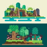 Paisagens tropicais e da floresta Imagens de Stock Paisagens tropicais e da floresta Imagens de Stock