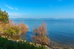 Paisaje alrededor del mar de Galilea - lago Kinneret Foto de archivo libre de regalías Paisaje alrededor del mar de Galilea - lago Kinneret Foto de archivo libre de regalías