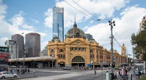 Paisaje de la ciudad de Melbourne fotos de archivo libres de regalías Paisaje de la ciudad de Melbourne fotos de archivo libres de regalías