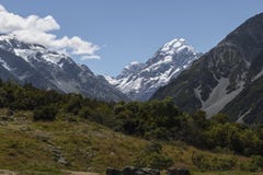 Paisaje de la montaña, cocinero del soporte, Nueva Zelanda imagen de archivo libre de regalías Paisaje de la montaña, cocinero del soporte, Nueva Zelanda imagen de archivo libre de regalías