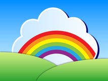 Paisaje del arco iris Paisaje del arco iris