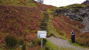 Paisaje que sorprende en las montañas del parque nacional Inglaterra del distrito del lago metrajes Paisaje que sorprende en las montañas del parque nacional Inglaterra del distrito del lago metrajes