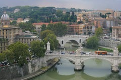 Paisaje urbano de Roma, Italia Imagen de archivo Paisaje urbano de Roma, Italia Imagen de archivo