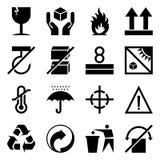 pakowa? symbole Logistyki ikony setu pudełko odizolowywający na białym tle ilustracji pakowa? symbole Logistyki ikony setu pudełko odizolowywający na białym tle ilustracji