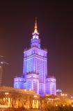 Palace of Culture and Science in Warsaw (Poland) royalty free stock photography Palace of Culture and Science in Warsaw (Poland) royalty free stock photography