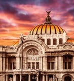 Palace of Fine Arts in Mexico City stock photography Palace of Fine Arts in Mexico City stock photography