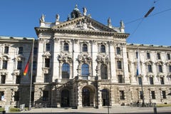 Palace of Justice Munich stock photos Palace of Justice Munich stock photos