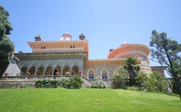 Palais de Monserrate dans Sintra, Portugal images libres de droits Palais de Monserrate dans Sintra, Portugal images libres de droits