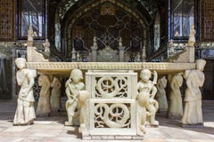 Palazzo di Golestan del patrimonio mondiale dell'Unesco a Teheran, Iran fotografia stock Palazzo di Golestan del patrimonio mondiale dell'Unesco a Teheran, Iran fotografia stock