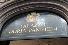 Palazzo Doria Pamphilj en Roma, Italia imagenes de archivo Palazzo Doria Pamphilj en Roma, Italia imagenes de archivo