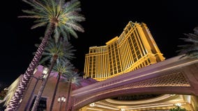 Palazzo, vijfsterrenhotel, in Las-vegasstrook royalty-vrije stock foto Palazzo, vijfsterrenhotel, in Las-vegasstrook royalty-vrije stock foto