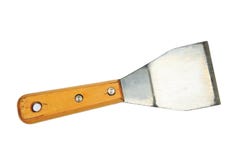 Palette-knife on a white background, Used trowel tool in industry or dirty job Royalty Free Stock Image Palette-knife on a white background, Used trowel tool in industry or dirty job Royalty Free Stock Image