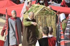 Palio degli asini di alba (l'Cuneo-Italia) e del tartufo bianco internazionale giusto fotografia stock Palio degli asini di alba (l'Cuneo-Italia) e del tartufo bianco internazionale giusto fotografia stock