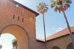 Palm Trees and Architecture stock photos Palm Trees and Architecture stock photos