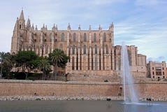 Palma De Majorca Cathedral Stock Image