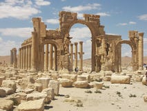 palmyra syria royaltyfri foto palmyra syria royaltyfri foto