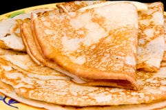 Pancakes With A Butter Royalty Free Stock Image Pancakes With A Butter Royalty Free Stock Image