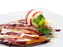 Pancakes With Ice Cream Pancakes With Ice Cream