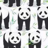 Panda Seamless Pattern royalty free illustration Panda Seamless Pattern royalty free illustration