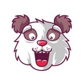 Panda διασκέδασης ρυγχών διανυσματική απεικόνιση Panda διασκέδασης ρυγχών διανυσματική απεικόνιση