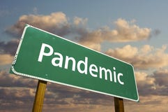 Pandemic Green Road Sign