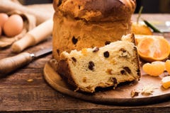 Panettone foto de stock Panettone foto de stock