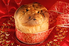 Panettone the italian Christmas cake stock images Panettone the italian Christmas cake stock images