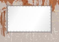 Panneau d'affichage public sur le mur sale illustration libre de droits Panneau d'affichage public sur le mur sale illustration libre de droits