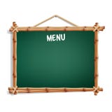 Panneau de menu de café D'isolement sur le fond blanc Tableau vert réaliste avec accrocher de cadre en bois Illustration de vecte Photographie stock libre de droits Panneau de menu de café D'isolement sur le fond blanc Tableau vert réaliste avec accrocher de cadre en bois Illustration de vecte Photographie stock libre de droits