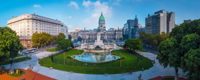 Panorama av staden av Buenos Aires royaltyfri foto Panorama av staden av Buenos Aires royaltyfri foto