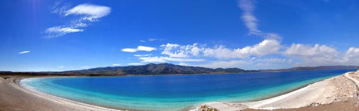Salda Lake, Burdur, Turkey Royalty Free Stock Images Salda Lake, Burdur, Turkey Royalty Free Stock Images