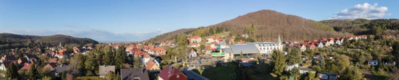 Panorama da cidade Wernigerode Imagens de Stock Panorama da cidade Wernigerode Imagens de Stock