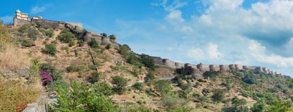 Panorama de fort de Kumbhalgarh Le Ràjasthàn, Inde Photographie stock libre de droits Panorama de fort de Kumbhalgarh Le Ràjasthàn, Inde Photographie stock libre de droits