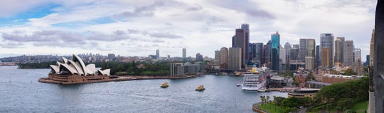 Panorama del d3ia de la ciudad de Sydney imagen de archivo Panorama del d3ia de la ciudad de Sydney imagen de archivo