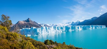 Panorama of glacier Perito Moreno in Patagonia stock images Panorama of glacier Perito Moreno in Patagonia stock images