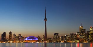 Panorama Of Toronto Skyline At Royalty Free Stock Image Panorama Of Toronto Skyline At Royalty Free Stock Image